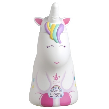 Gel de dus si sampon 2 in 1 Air-Val Eau My Unicorn 2D Figurina pentru copii, 400 ml [4725]