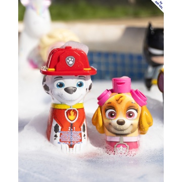 Gel de dus si sampon 2 in 1 Air-Val Paw Patrol Marshall 2D Figurina pentru copii, 400 ml [8953] - Img 3
