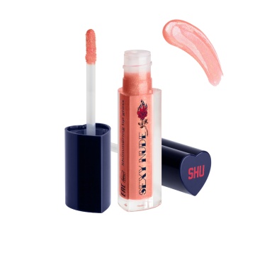Gloss luciu buze SHU Shimmering Sexy Nude 450 Soft Pink [5136]