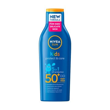 Lotiune de protectie solara pentru copii Nivea Sun Protect & Care FPS 50+, 200 ml [5402]