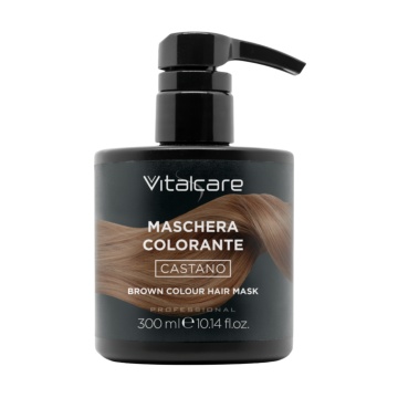 Masca de colorare semipermanentă fără amoniac Vitalcare Saten, 300 ml [7605]