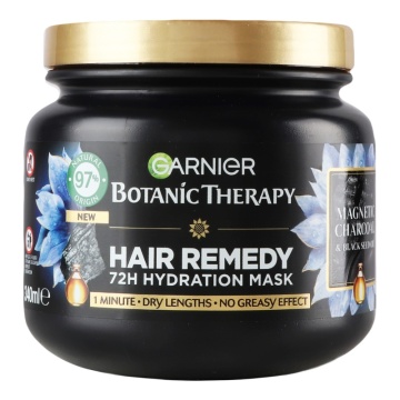 Masca pentru par Botanic Therapy Hair Remedy Carbune, 340 ml [0349]