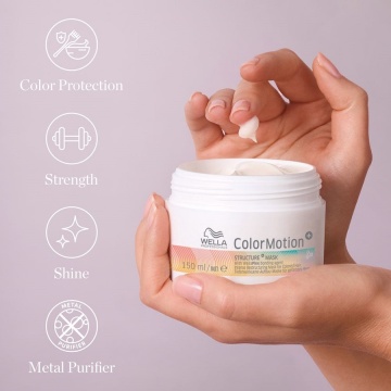Masca pentru par vopsit Color Motion+ de mentinere a culorii si fortifiere, 150 ml, Wella Professionals - Img 6