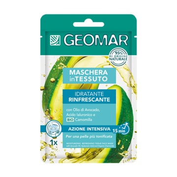 Mască șervetel pentru față Geomar Revigoranta Hidratantă, 22 ml [9549]