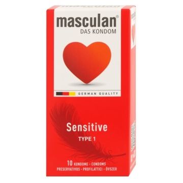 Masculan Prezervative Sensitive, x10 [0011]