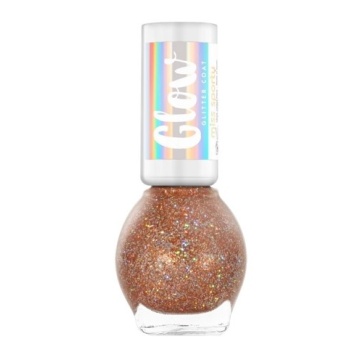 Oja de unghii Miss Sporty Glow Glitter 40 Golden [5100]