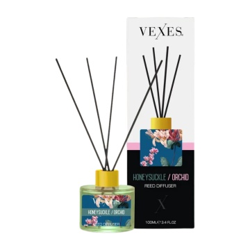 Parfum pentru camera cu betisoare Vexes Reed Diffuser Honeysuckle Orchid, 100 ml [7270]