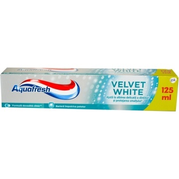 Pasta de dinti Aquafresh Velvet White, 125 ml [8185]
