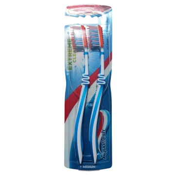Periuta de dinti Aquafresh Extreme Clean Medium Twin [7910/3469/7810]