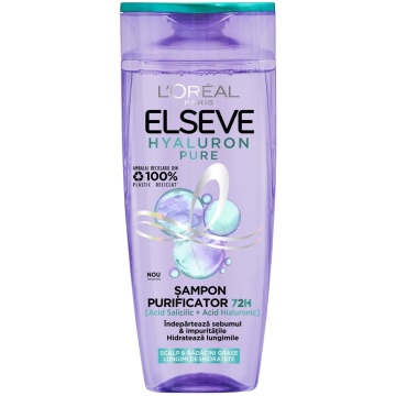 Sampon Elseve Pure Hyaluron Purificator 72H, 250 ml [5294]