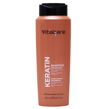 Sampon pentru par fragil si stresatVitalcare Keratin, 500 ml [5093] - Img 7