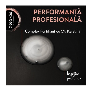 Sampon pentru par uscat Keratin, 440ml, Syoss 7050 - Img 4