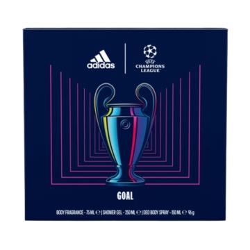 Set cadou Adidas UEFA Goal cu deodorant natural spray 75 ml si gel de dus 250 ml XS25 [6265]