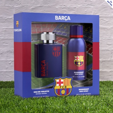 Set cadou FC Barcelona cu apa de toaleta 100 ml si deodorant 150 ml Air-Val [54668] - Img 2