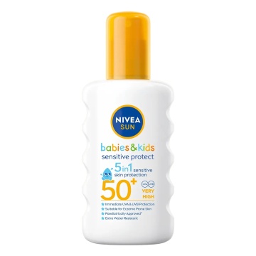 Spray Nivea Sun Kids si Babies Sensitive Protect FPS50 +, 200 ml [0202]