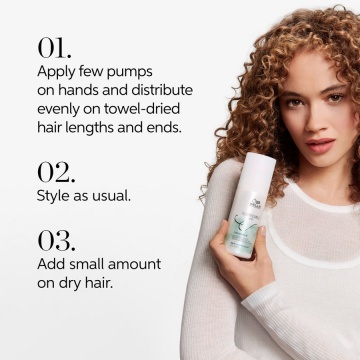 Tratament fara clatire pentru parul cret Nutricurls Curls Curlixir Balm, 150 ml, Wella Professionals - Img 7