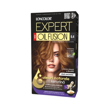 Vopsea de par duo Loncolor Expert Oil Fusion 6,4 Blond aramiu inchis