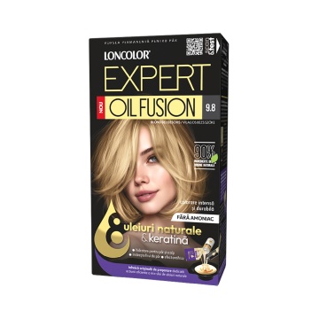 Vopsea de par duo Loncolor Expert Oil Fusion 9,8 Blond bej deschis [7332]