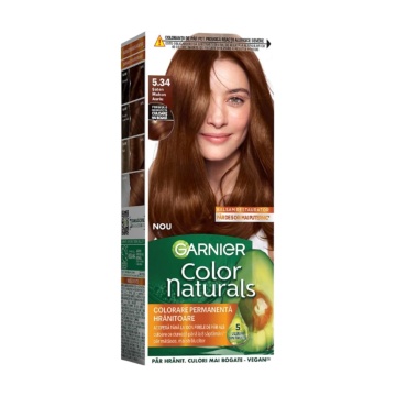 Vopsea de par Garnier Color Naturals 5,34 Saten Mahon Auriu
