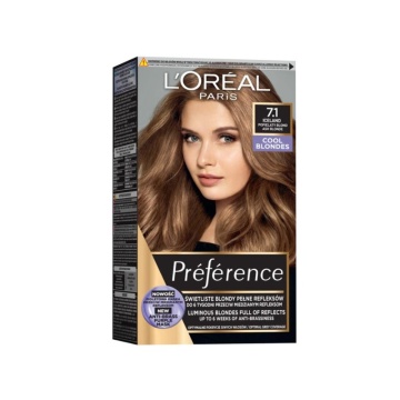 Vopsea de par L'Oreal Paris Preference 7,1 (L) Blond Cenusiu