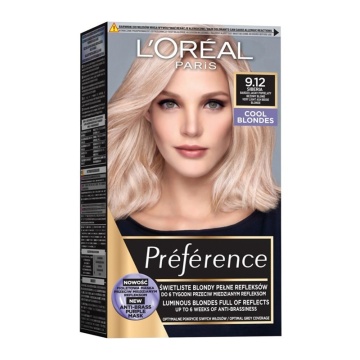 Vopsea de par L'Oreal Paris Preference 9,12 Siberia Blond Bej F,Deschis Cenusiu