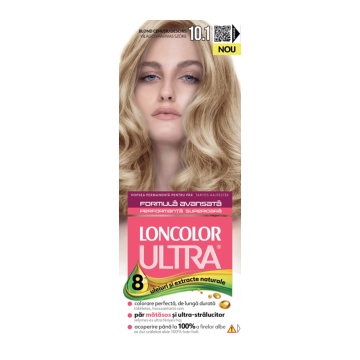 Vopsea de par Loncolor Ultra 10,1 Blond Cenusiu Deschis
