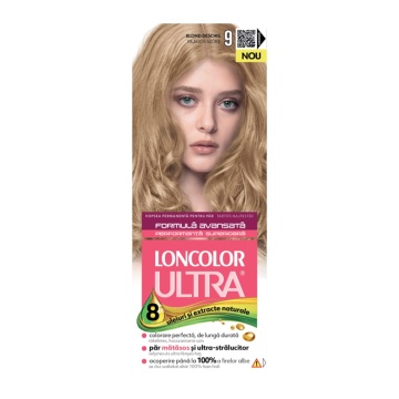 Vopsea de par Loncolor Ultra 9 Blond Deschis