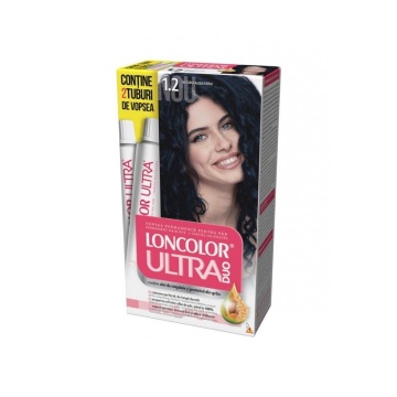 Vopsea de par Loncolor Ultra Max 1,2 Negru Albastrui