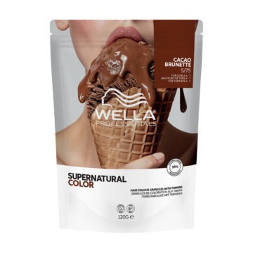 Vopsea de par permanenta cu taninuri Wella Supernatural, nuanta 5/75, 120 g