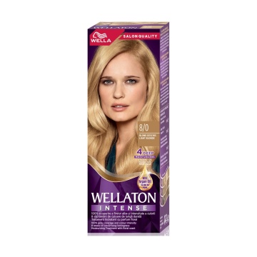 Vopsea de par Wellaton blond deschis 8/0