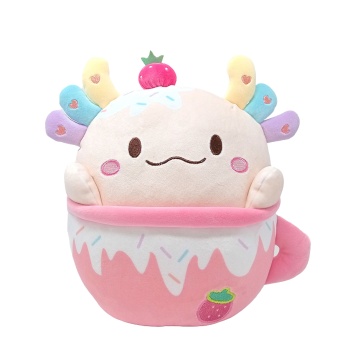 Vyapara Jucarie Plus Funny Mug Axolot Capsuna 25Cm Pt004 [2435]