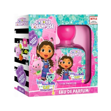 Apa de parfum pentru copii GaBBy'S Dollhouse Kitty Fairy Pink, 50 ml [9651]