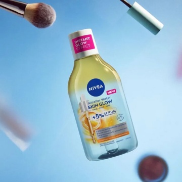 Apa micelara +5% ser cu vitamina C + E Brightening Skin Glow, 400 ml, Nivea [7728] - Img 2