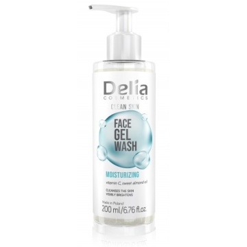 Delia Clean Skin Gel Curatare Fata Hidratant, 200 ml [8161]