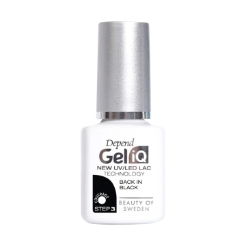 Depend Gel IQ Uv, Led Back In Black, 5 ml [1811]