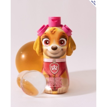Gel de dus si sampon 2 in 1 Air-Val Paw Patrol Skye 2D Figurina pentru copii, 400 ml [9035] - Img 3
