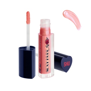 Gloss luciu buze SHU Shimmering Sexy Nude 447 Holographic Pink [4863]