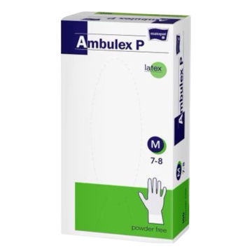 Manusi Examinare Pudrate marimea M, Ambulex, x100 [2708]