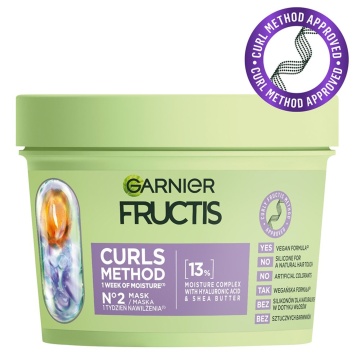 Masca Garnier Fructis Curls Method pentru parul ondulat, 370 ml [0600] - Img 2