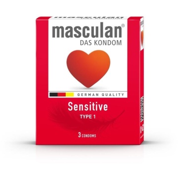 Masculan Prezervative Sensitive, x3 [0059/0621]