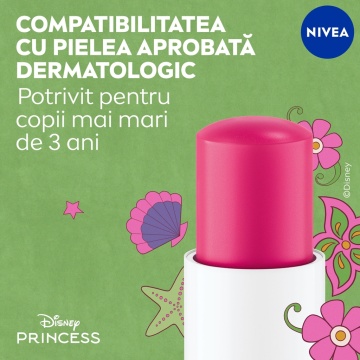 NIVEA Balsam de buze Ariel Watermelon Shine - Ediție Limitată Disney 4.8G [4356] - Img 3