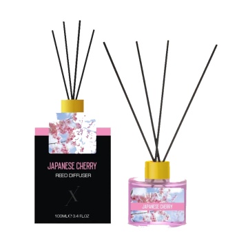 Parfum pentru camera cu betisoare Vexes Reed Diffuser Japanese Cherry, 100 ml [7126]