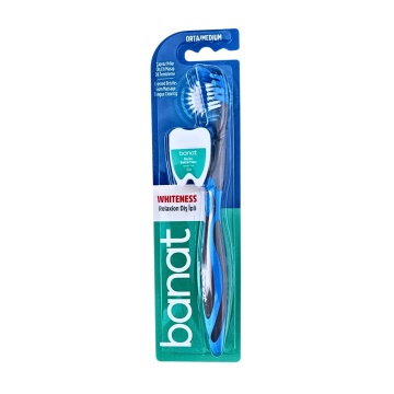 Periuta de dinti Banat Whiteness Relaxion Medium + Ata Dentara 10M [2084]