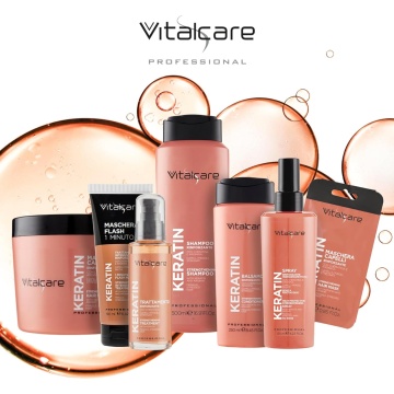 Sampon pentru par fragil si stresatVitalcare Keratin, 500 ml [5093] - Img 5