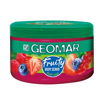 Scrub exfoliant pentru corp Geomar Fruity Body Scrub Red Fruits, 300 g [8206]