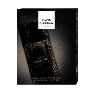 Set cadou David Beckham Classic cu deodorant natural spray 75 ml si deodorant 150 ml [3291]