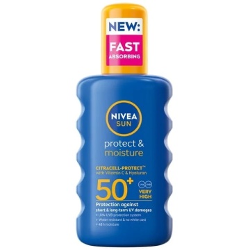 Spray Hidratant Nivea Sun Protect & Moisture FPS50 +, 200 ml [6695]