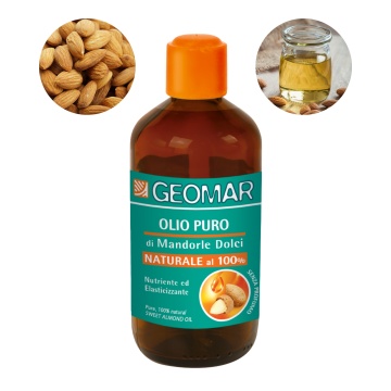 Ulei de corp pur cu migdale dulci 100% Natural Geomar, 250 ml [6570] - Img 2