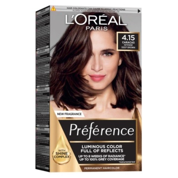 Vopsea de par L'Oreal Paris Preference 4,15 (M1) Castaniu Intens [5607]
