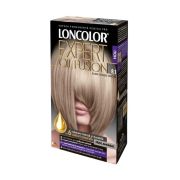Vopsea de par Loncolor Expert Oil Fusion 8,1 Blond Cenusiu Deschis
